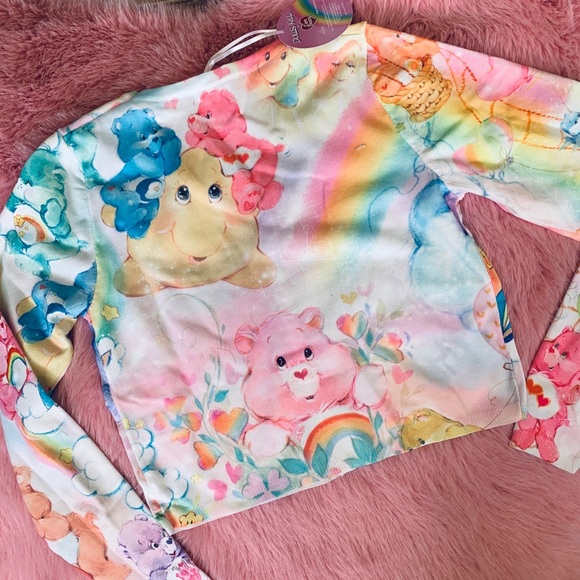 New Care Bears x Dolls Kill Crop Sweater Set - Picture 2 of 10